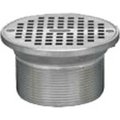 Oatey Oatey 10" Cast Nickel Round Barrel & Round Nickel Grate 82370